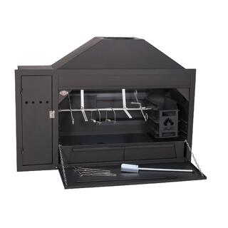Home Fires Spitbraai 1200 Ekstra dyp grill med rotisserie