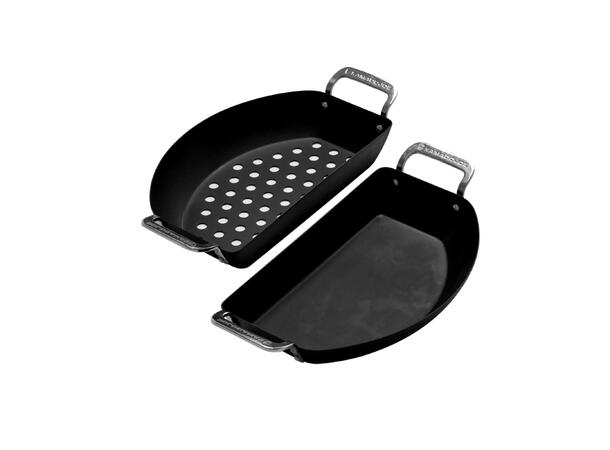 Karbon Steel Half Moon Pan set