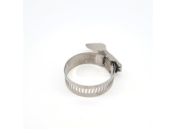 Slangeklemme 21-38mm i rustfritt stål