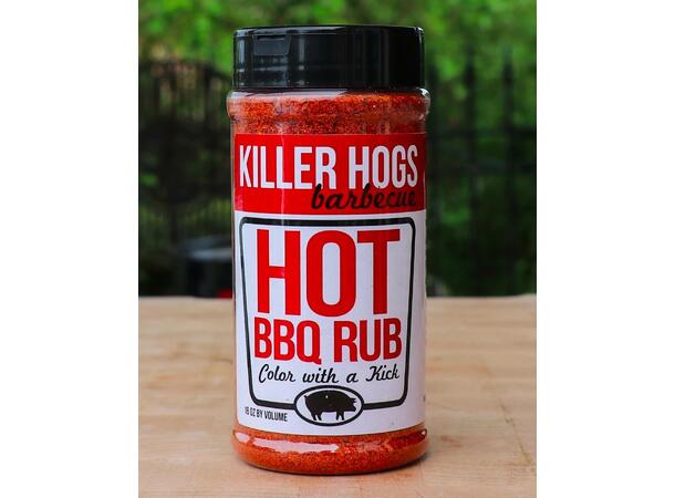 Killer Hogs The Hot Rub 340gr Gi BBQ-en din et spicy kick 