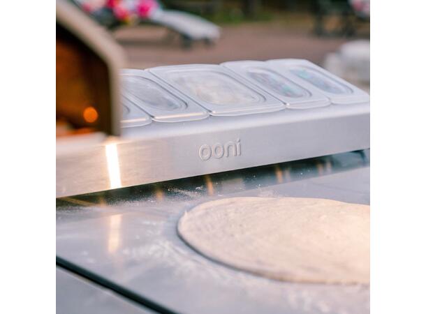 Ooni Pizza Container (menium), passer til Topping Station