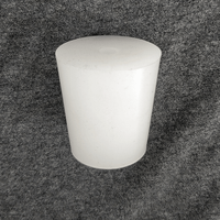 Silicone Bung 32 x 48mm med hull Silikonpakning til 3 og 6L Erlenmeyer
