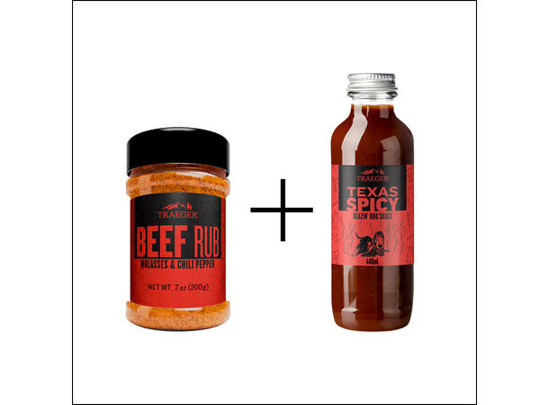 Traeger Beef BBQ saus & rub