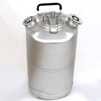 15L Vaskefat for A og D fatkobling 15 liter - rustfritt stål