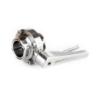 Butterfly-ventil, TC 2" Brewtools Tri-Clamp