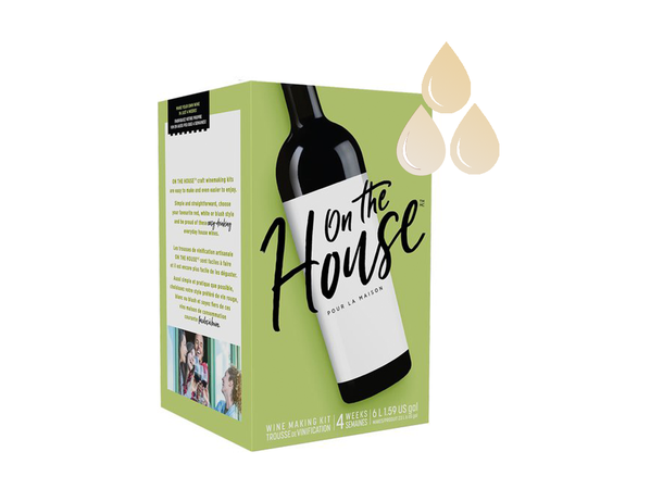 California white On the House for 23 liter hvitvin
