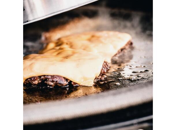 Half Moon Cast Iron Reversible Grill Griddle for Big Joe