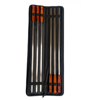 Omberg Brede Grillspyd 6 pk 60 cm med håndtak