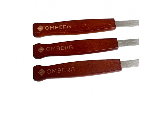 Omberg Brede Grillspyd med håndtak 6 pk