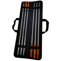 Omberg Churrasco Grillspyd V-formet Grillspyd 60cm v-formet