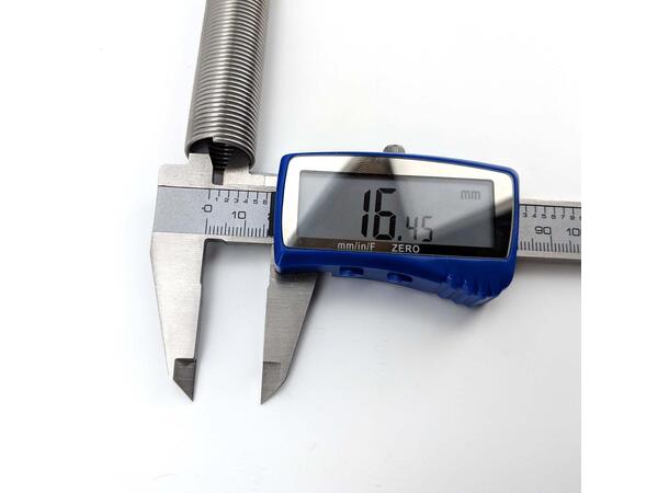 Stainless steel Helix Coil 1m with Tee