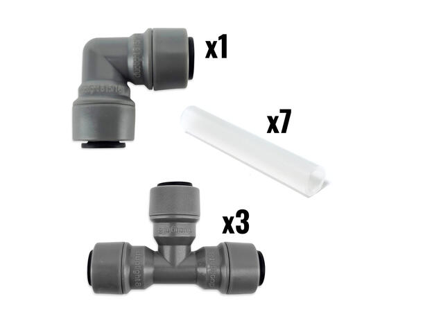 4 utganger for CO2 - 8mm Duotight pakke