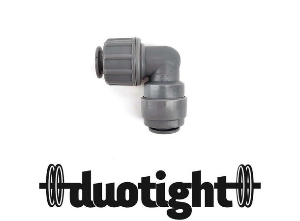 Albue 8mm (5/16") Screwlock x 8mm Duotight Hurtigkobling