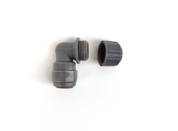 Albue 8mm (5/16") Screwlock x 8mm Duotight Hurtigkobling