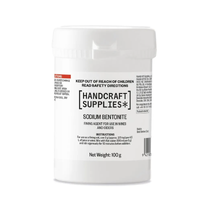 Bentonit 100 g - Handcraft Supplies klaringsmiddel