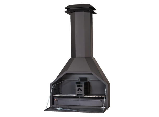 Home Fires Braai Freestanding 1200 - Sort Frittstående Grill