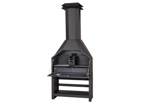 Home Fires Braai Freestanding 1200 - Sort Frittstående Grill