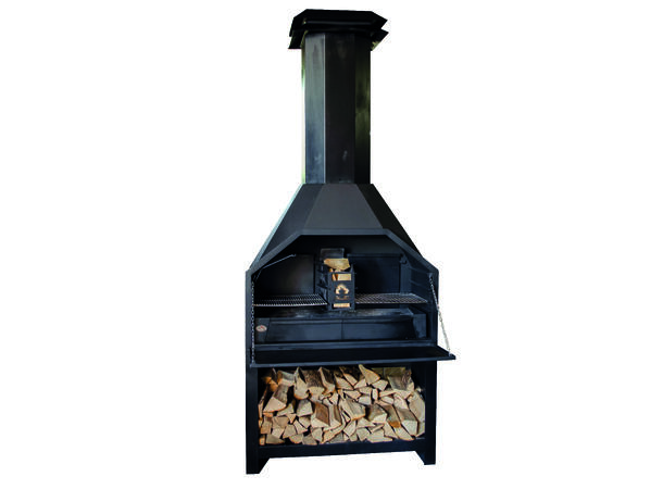 Home Fires Braai Freestanding 1200 - Sort Frittstående Grill