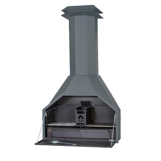 Home Fires Braai Freestanding 1200 SS Braai 120cm i rustfritt st&#229;l