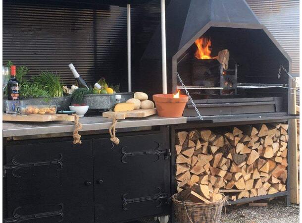Home Fires Braai Freestanding 1200 Stainless steel