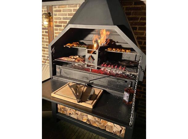 Home Fires Braai Freestanding 1200 Stainless steel
