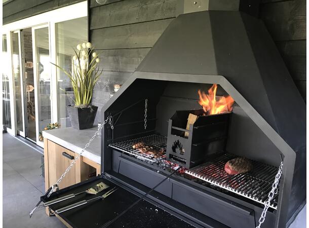 Home Fires Braai Freestanding 1200 Stainless steel