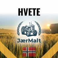 Hvete Malt 1 kg Knust Jærmalt 3-3,5 EBC