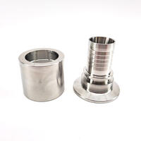 Tri-Clamp 1,5" slangekobling 25mm for 25mm slange