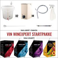 Vin Winexpert startpakke inkludert valgfritt vinsett