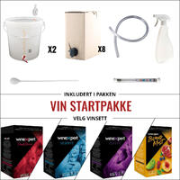 Vin startpakke inkludert valgfritt vinsett