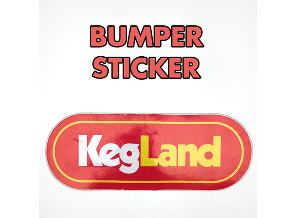 Kegland Bumper Sticker - klistremerke med logo