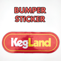 Kegland Bumper Sticker klistremerke med logo