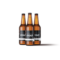 Stout Universell Etikett 60 stk Passer til boks og flaske, 110 x 80 mm