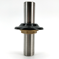 100mm 5/8" All Thread Shank with Black Plastic Collar and 5/8" nut