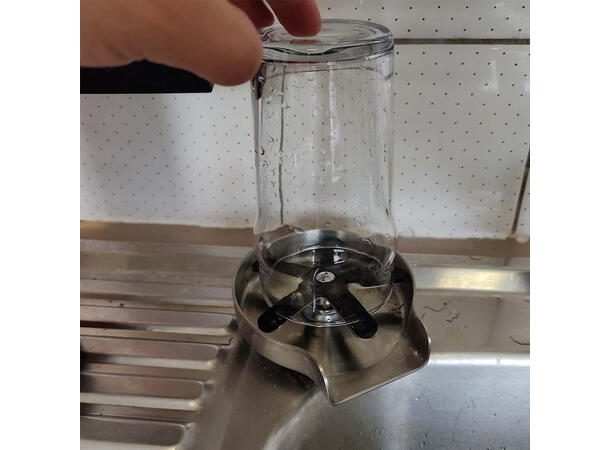 Auto Glass Rinser Glassvasker i Rustfritt stål