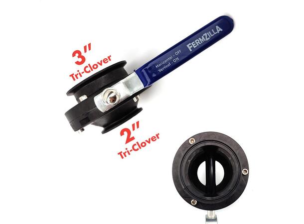 Butterfly Valve 2" x 3"
