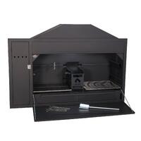 Home Fires Spitbraai 1500 Ekstra dyp grill med rotisserie