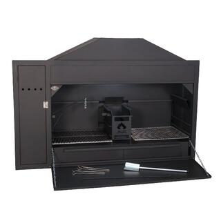 Home Fires Spitbraai 1500 Ekstra dyp grill med rotisserie