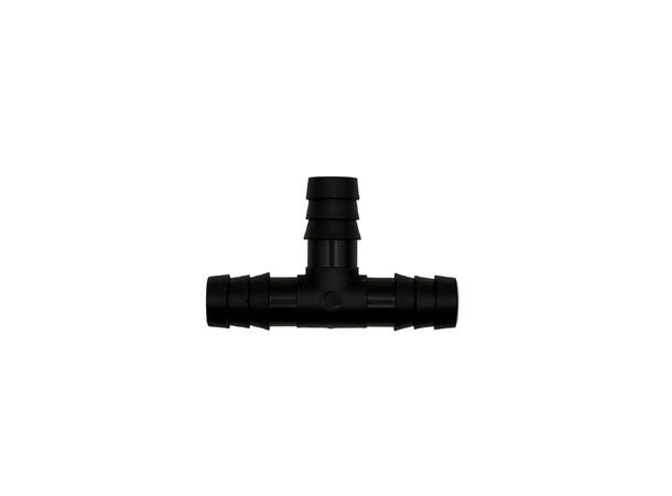 13 mm (1/2") T-kobling i PP-plast
