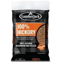 LumberJack Hickory Pellets 9kg Laget av 100% Hickory trær