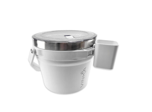 VINKA Double Insulated Ice Bucket White