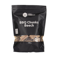 BBQ Beech Chunks 1kg Trebiter fra bøk