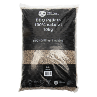 BBQ Pellets Oak 10kg Europeisk pellets,100% naturlig trevirke