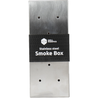 BBQ Smoke Box 23 x 10 cm Røykboks i rustfritt stål