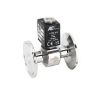Magnetventil, TC 1,5", NC, DC24V Ø2.0 0-3 bar, 2.0mm hullåpning