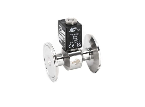 Magnetventil, TC 1,5", NC, DC24V Ø2.0
