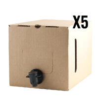 5-pack, bag in box 5 liter Inkludert poser