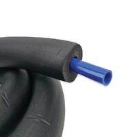 Blå isolert slange til glykol 12x16mm 2 meter - 15 mm isolasjon