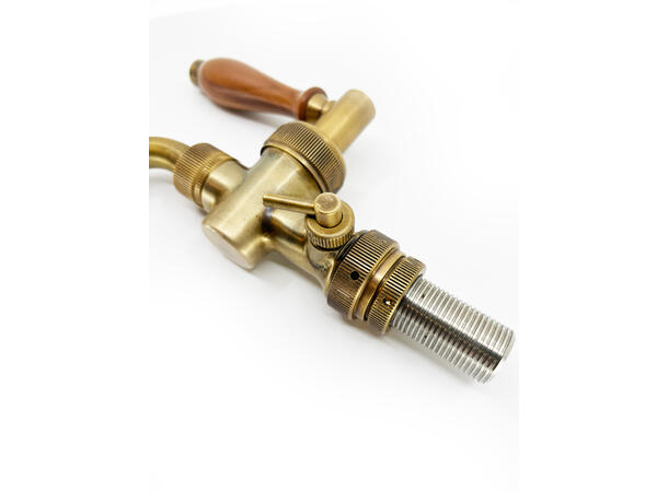 LUKR Nostalgie tap, brass (patina)