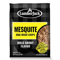 LumberJack BBQ Wood Chips, Mesquite 900g røykeflis